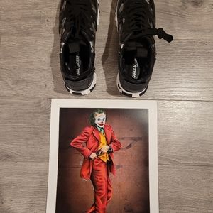 Karl Lagerfield Paris Camoflauge Leather